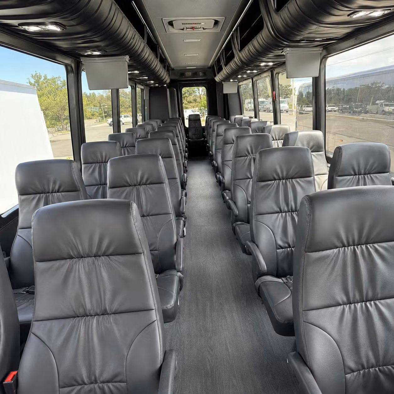 28 passenger minibus inside