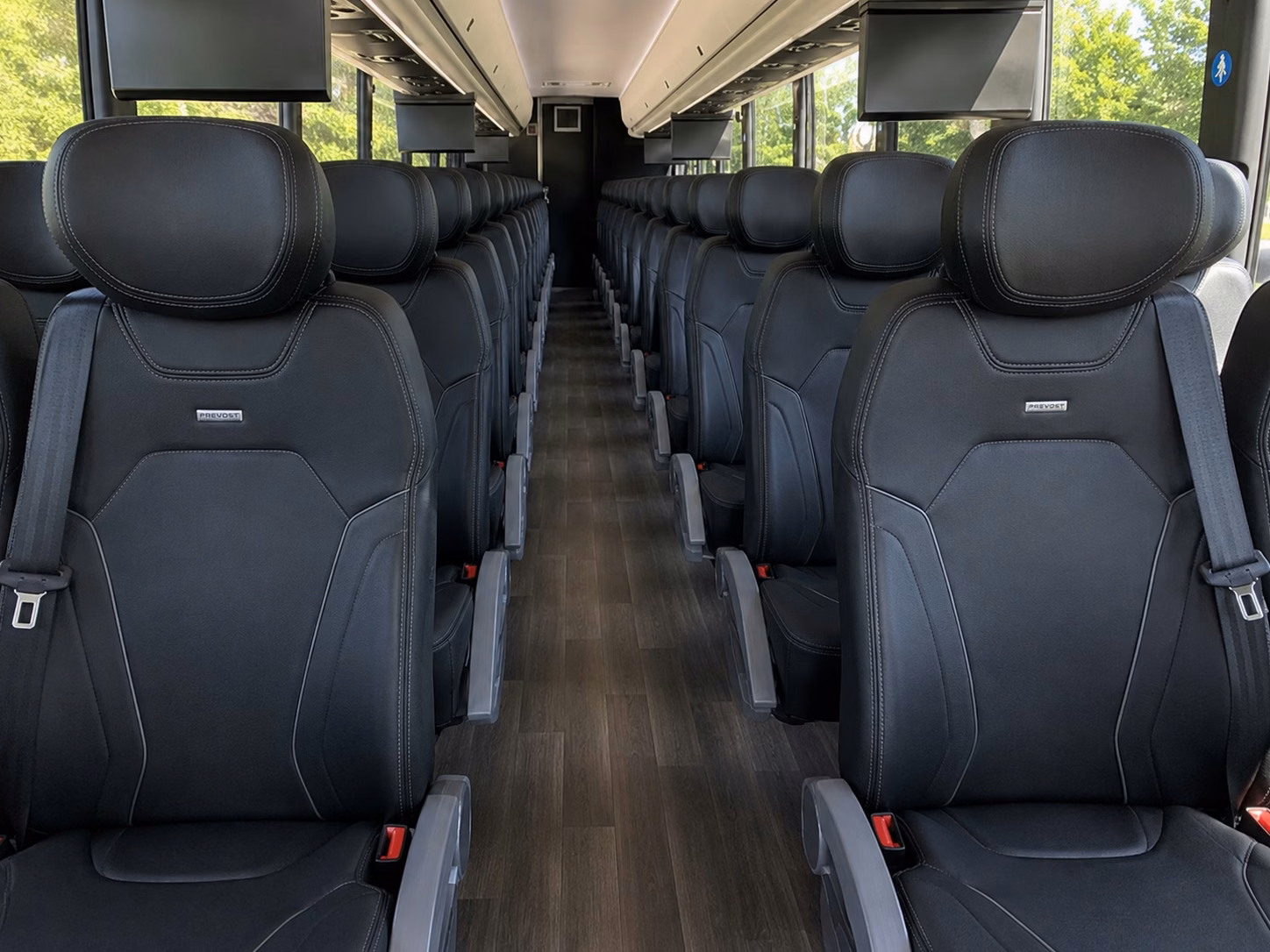 longmont charter bus interior gallery